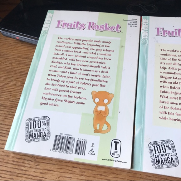 Fruits basket manga volumes 10 & 12 tokyopop English 2005 - Picture 6 of 8